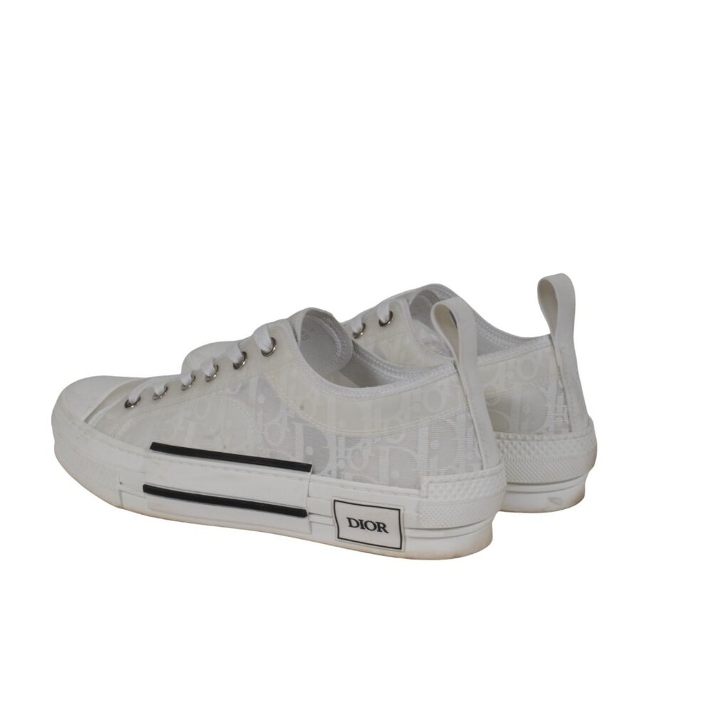Christian Dior Womens B23 Low Top Sneakers US 5 EU 38 White Oblique Trainers - Picture 5 of 11